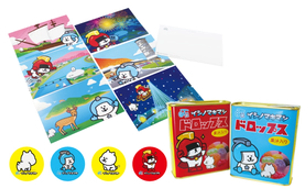 「イシノマキマン」オリジナルグッズ☆3種セット