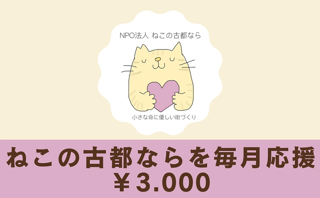 ねこ古都ならを毎月応援プランB