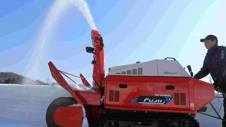 旭川市から雪国の悩み解決のため、個人向け除雪機のレンタルを！