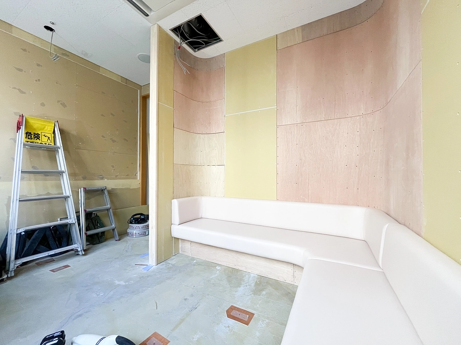 「ICU家族控え室」改修の進捗状況