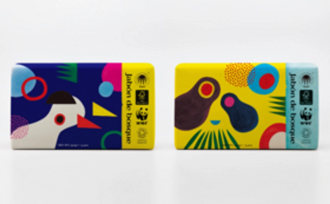 【森、どうぶつ、人にやさしい暮らしを】森の石けん_5個セット+ニュースレポート