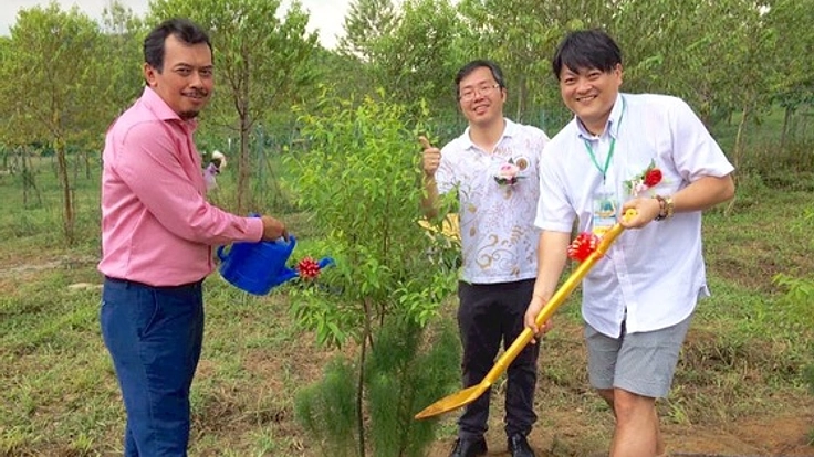 地球に緑を!マラソンを通じて日本人として植林活動に貢献したい