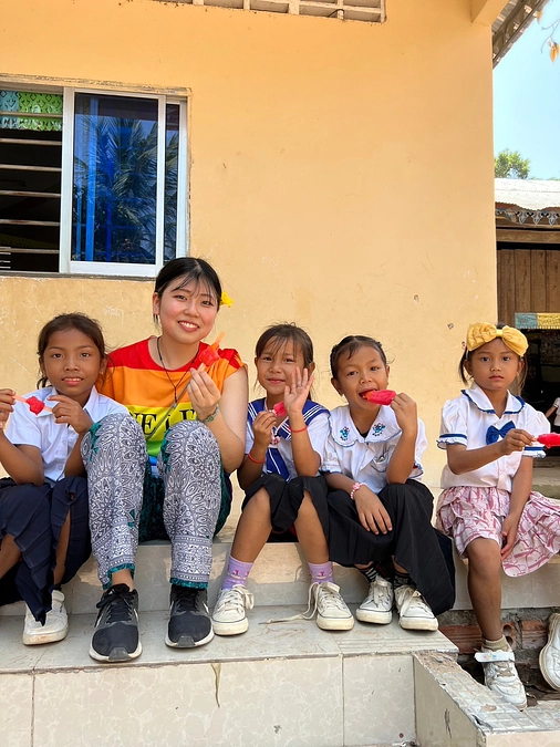 【カンボジアで小学校を訪問して】 9代目国際局 秋庭夕葵