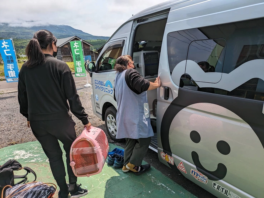 にじのはしスペイクリニックさんが利尻島に⁉移動式手術室ニコワゴンでTNRを全国に‼