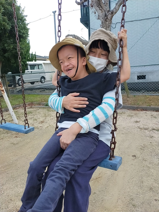 公園へお散歩にいきました！