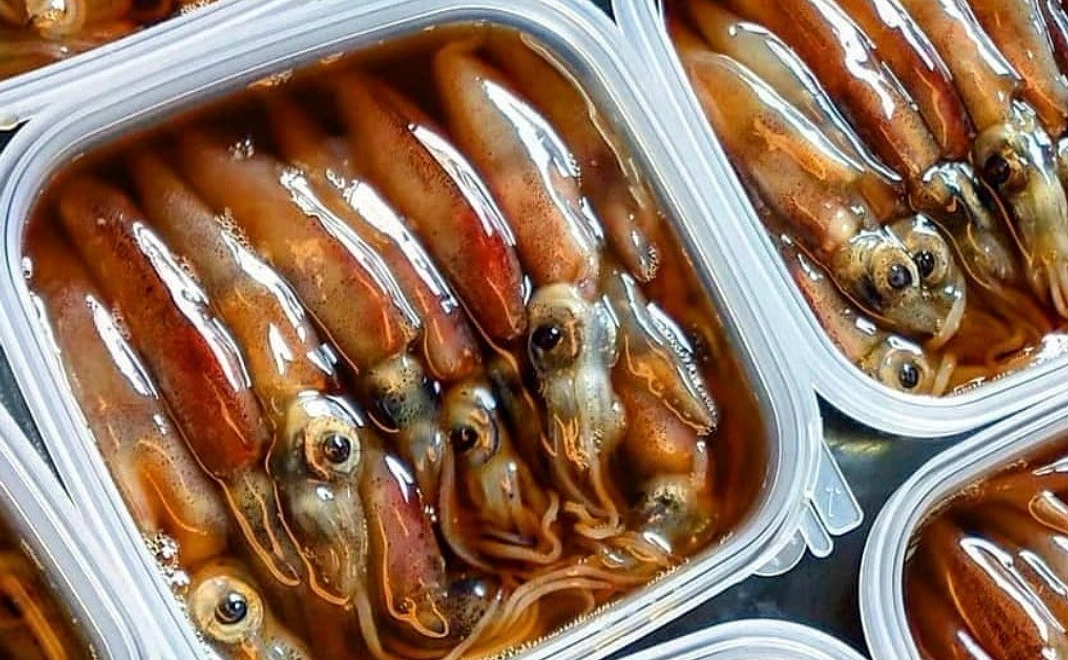 【福井県外の方限定】ホタルイカ沖漬け7パック（１パック120g）