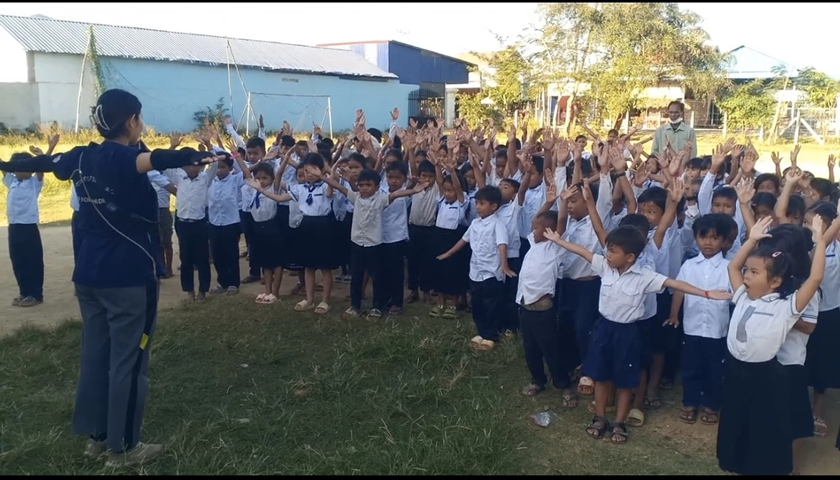ボンクナー小学校の体育授業