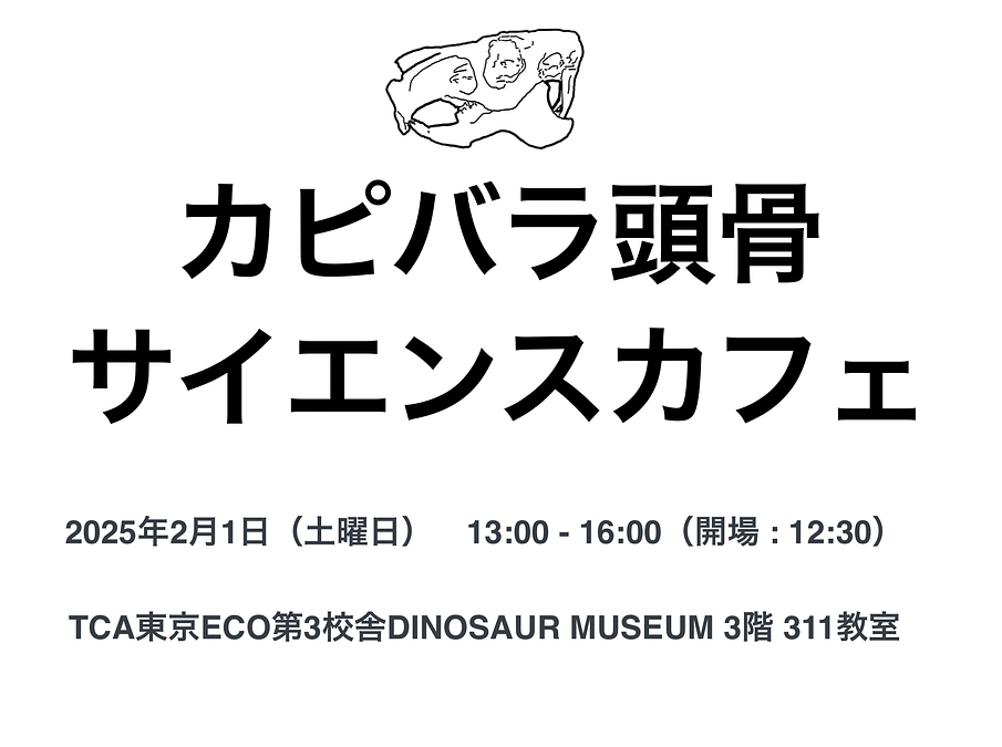 この張り紙が目印です