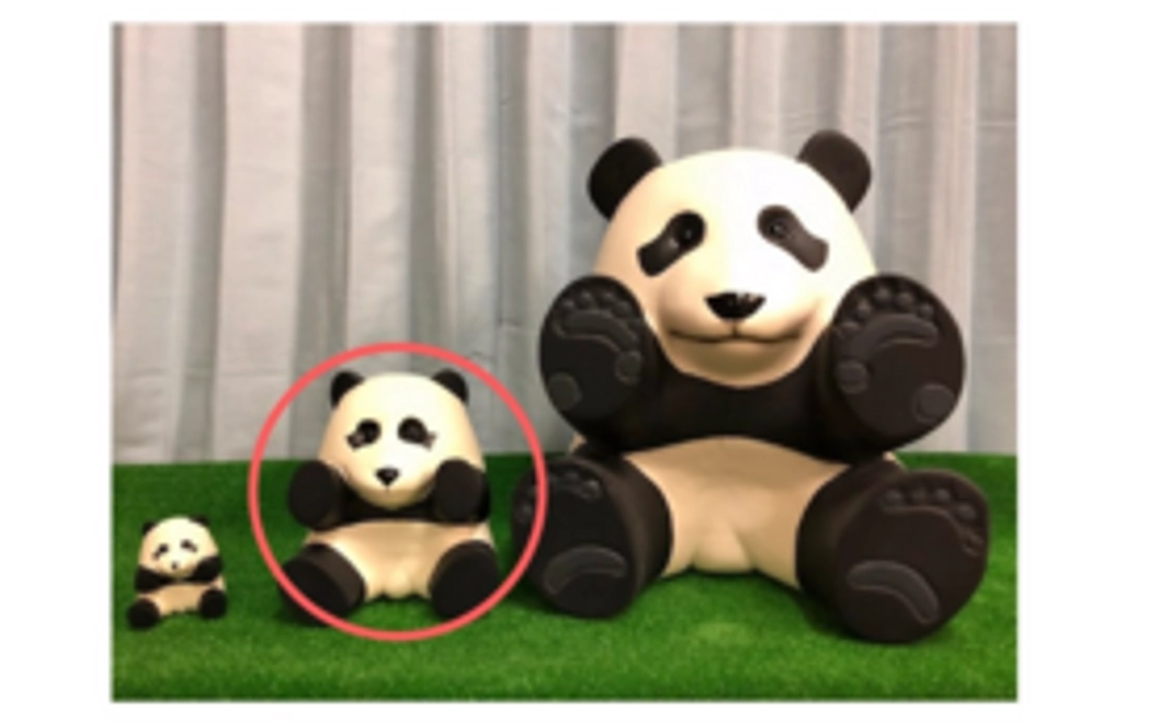 【ぎゅっとしたくなる！】くっつきパンダミドル（20cm）