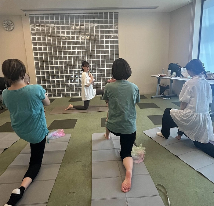 【7/1】ベビトレヨガをしました🧘