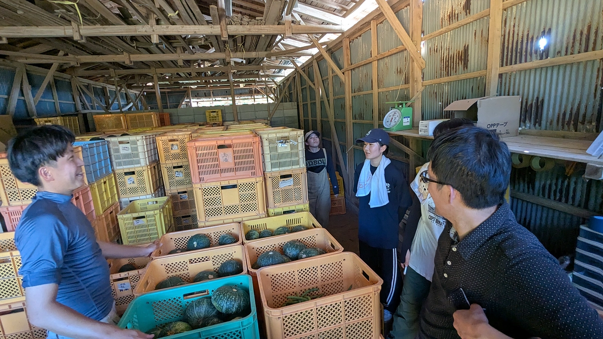 産地ビジット　長崎大学多文化社会学部の皆様