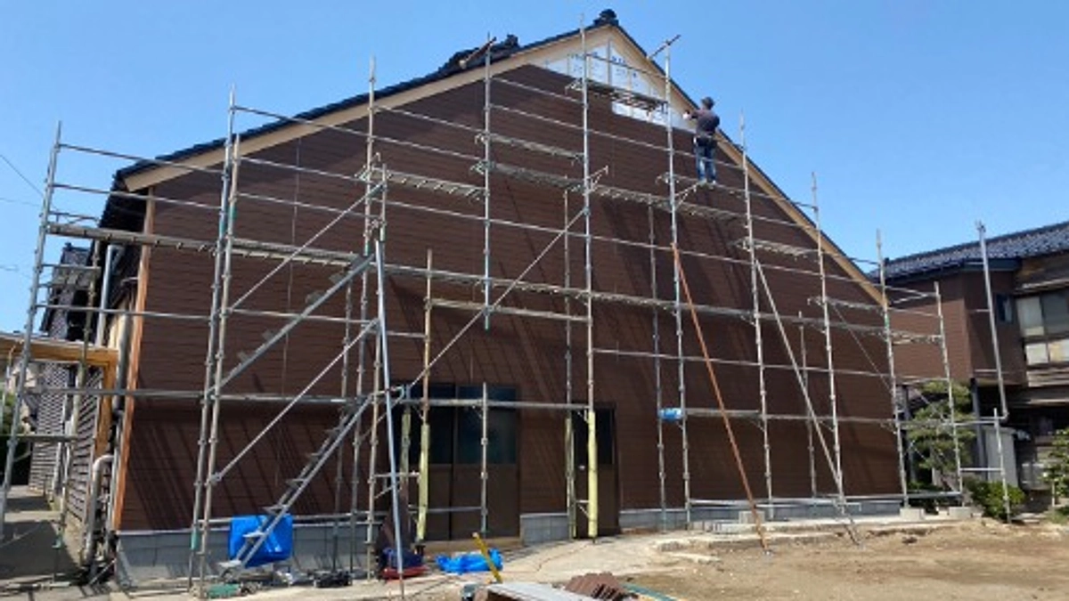 壁の補修が完了しました！