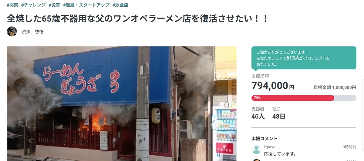 水門通り商店街に新たな希望を: 父のラーメン店復活プロジェクト