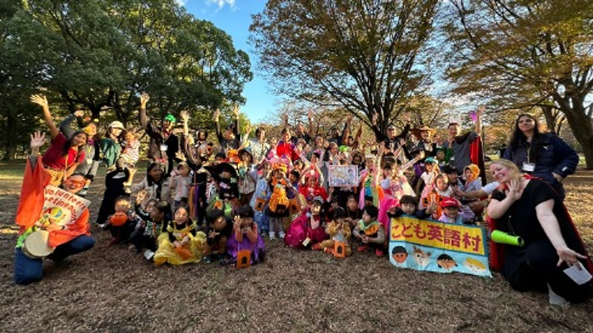 私たちの原点、代々木公園こども英語村開催！