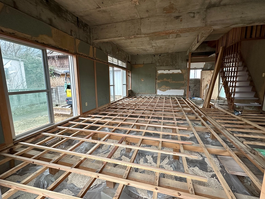 tocoリノベーション　現場報告