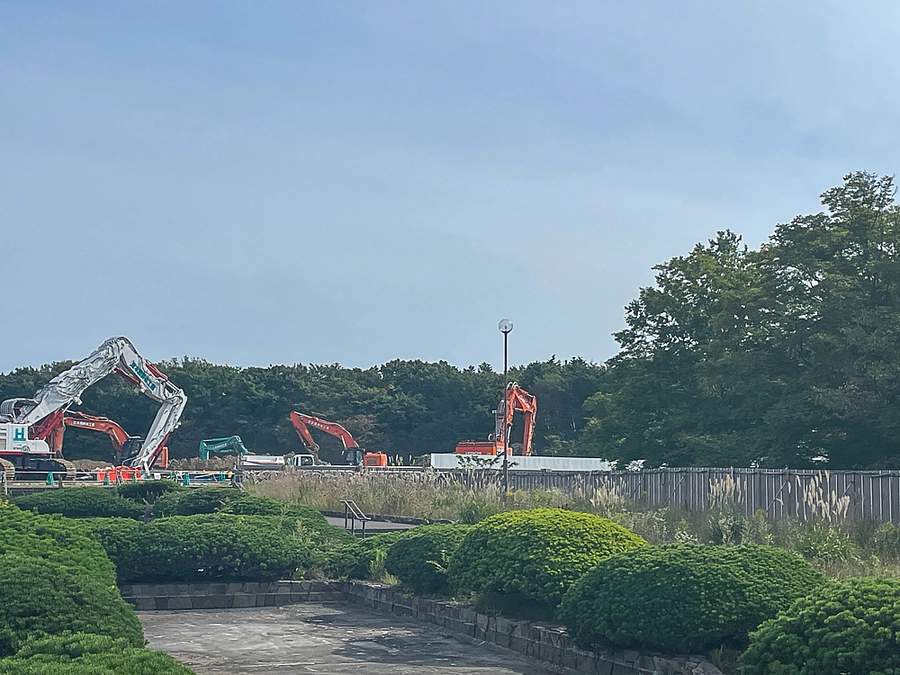 本日（令和5年9月25日)の北海道百年記念塔