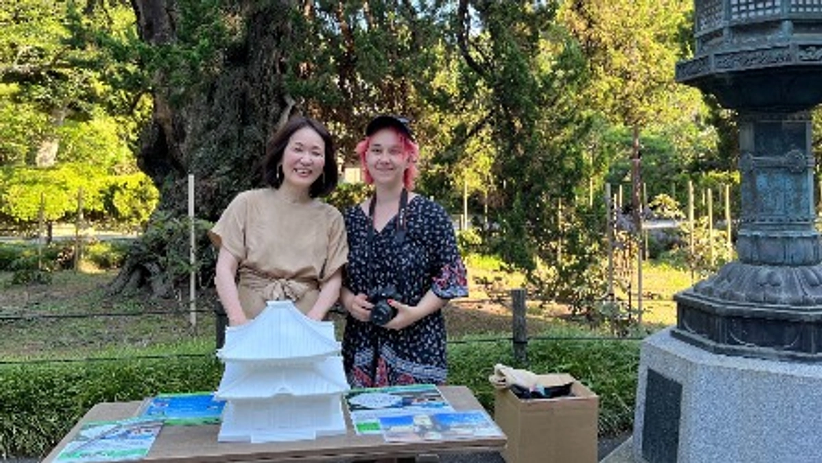 週末の境内は出会いの宝庫