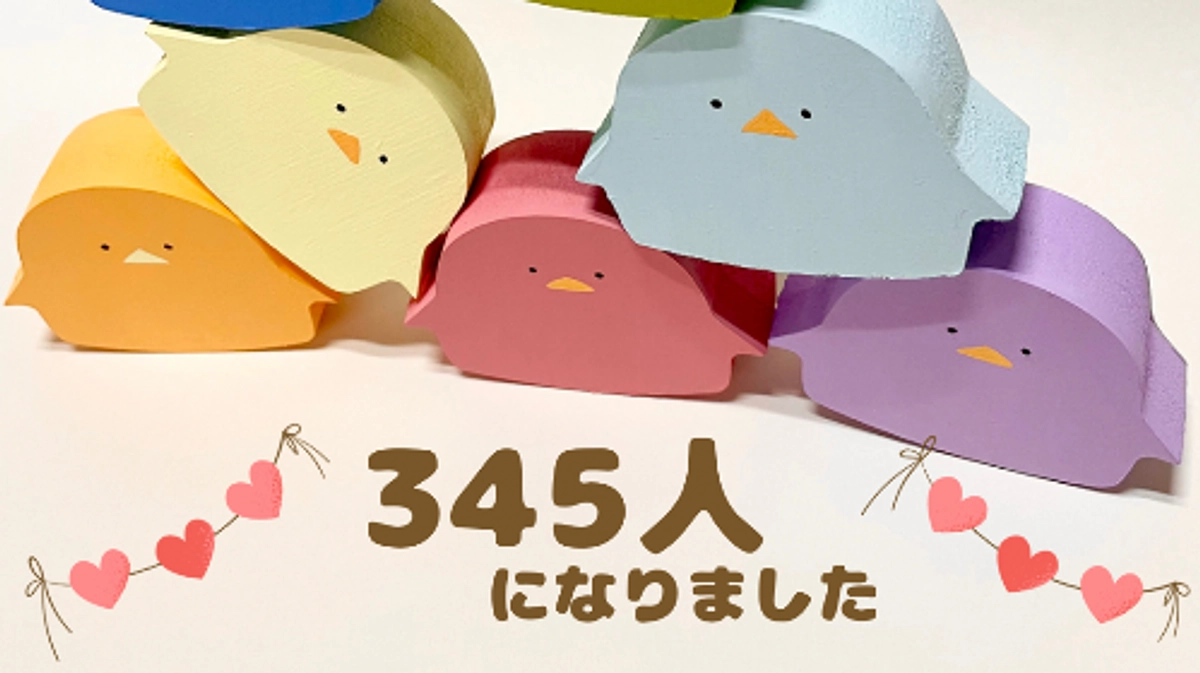 継続寄付サポーター３４５人になりました❗️