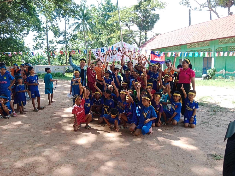 2023年8月👣カンボジア運動会無事成功しました❗️