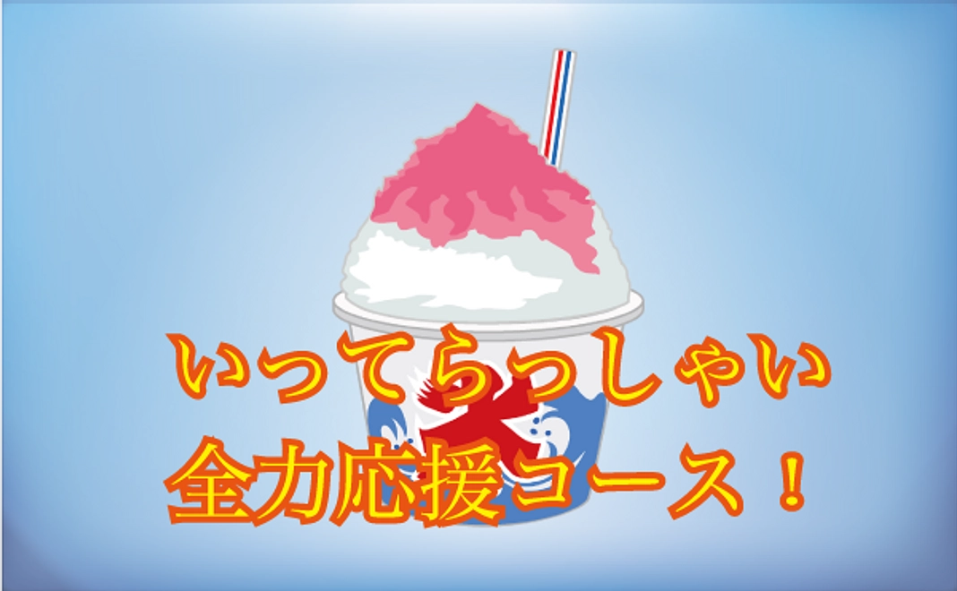 いってらっしゃい全力応援コース