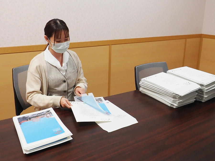 一通一通、感謝を込めて…感謝状の発送を完了しました