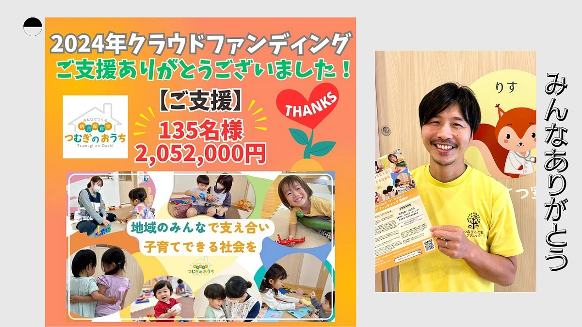 ご支援ありがとうございました！