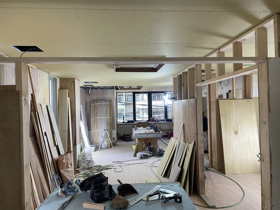 工事が始まりました