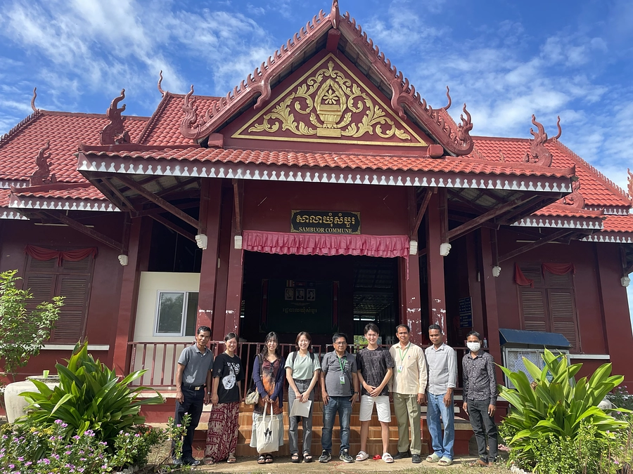カンボジア２日目　浄水器設置①