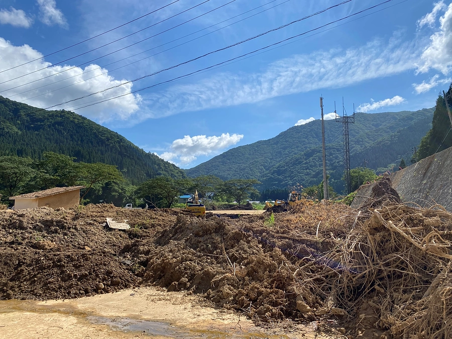 復旧作業の報告　8月下旬までの様子