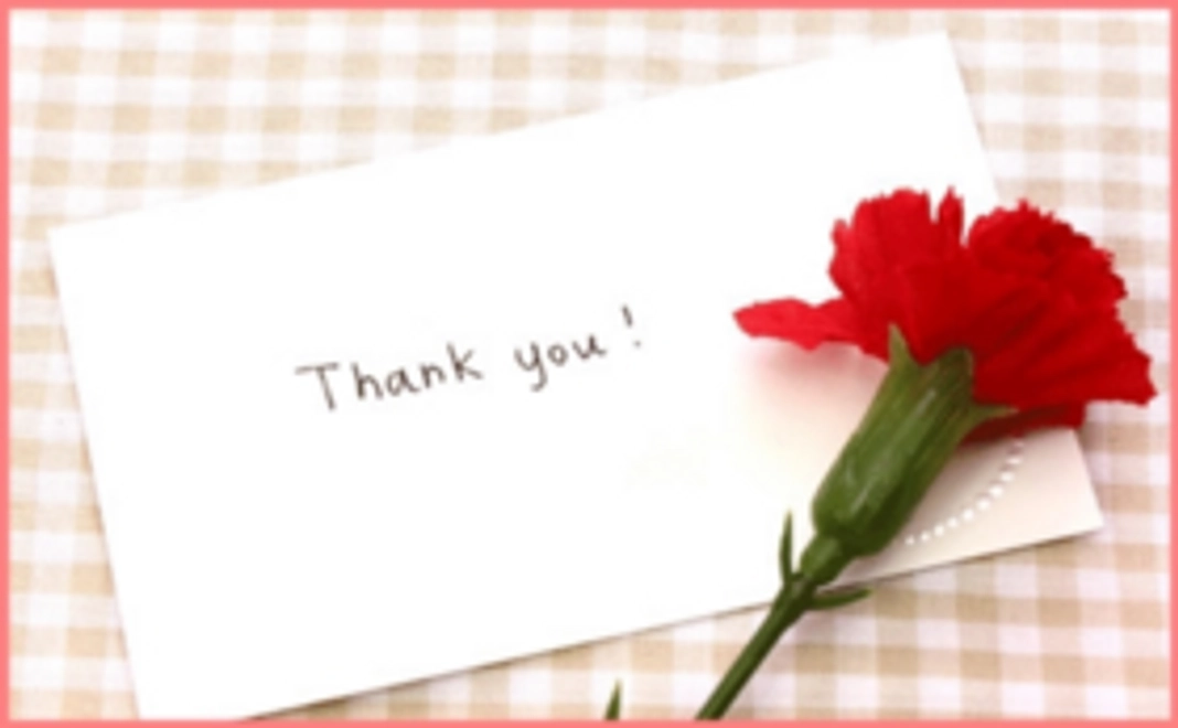 THANK　YOU　レター