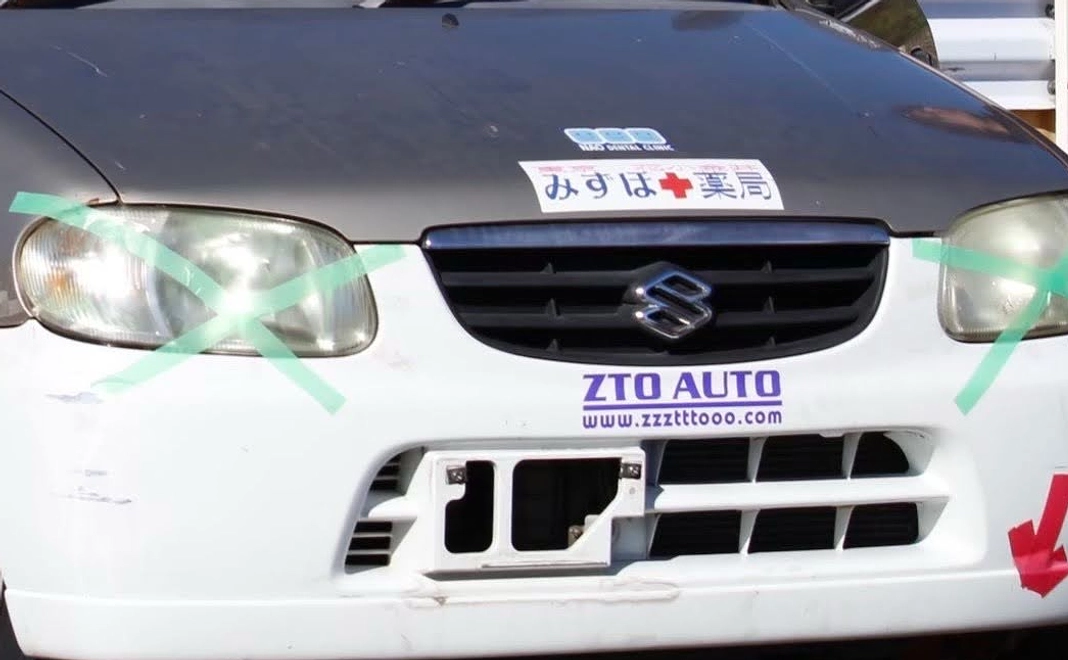 【小サイズ】新車の車体へロゴ貼付