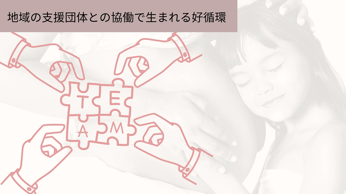 地域の支援団体との協働で生まれる好循環