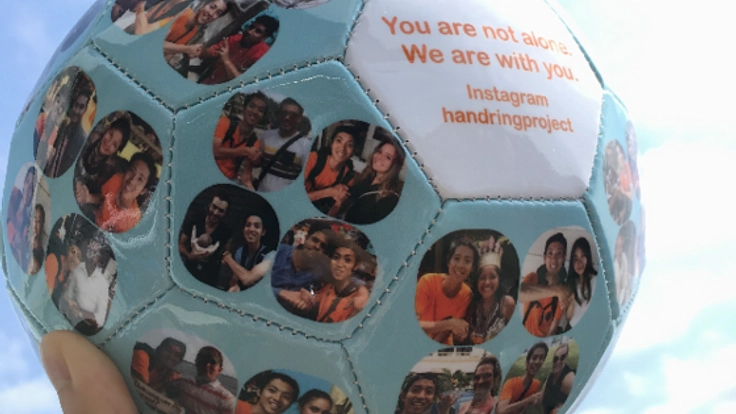 握手で集めた元気を元気玉にして、病気と闘うこどもに届けたい！