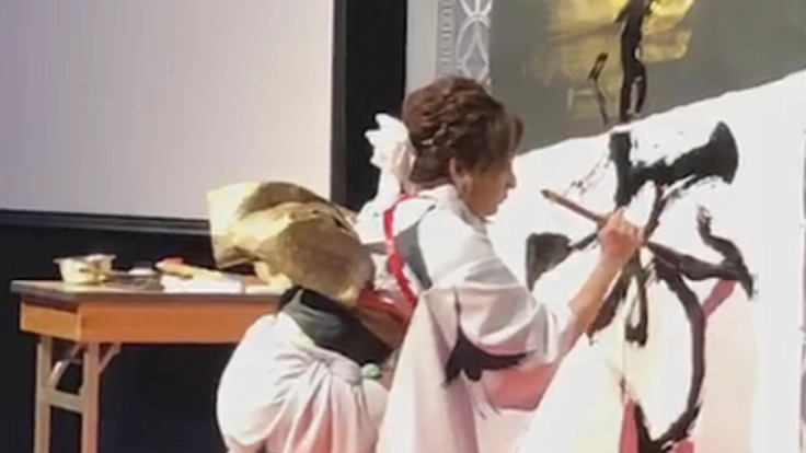 書道パフォーマンスで日本文化をマレーシアに伝えたい