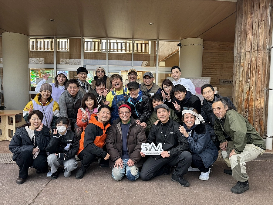 「スーパーヒーローたちとの炊き出しat柳田小学校」/スタッフ園