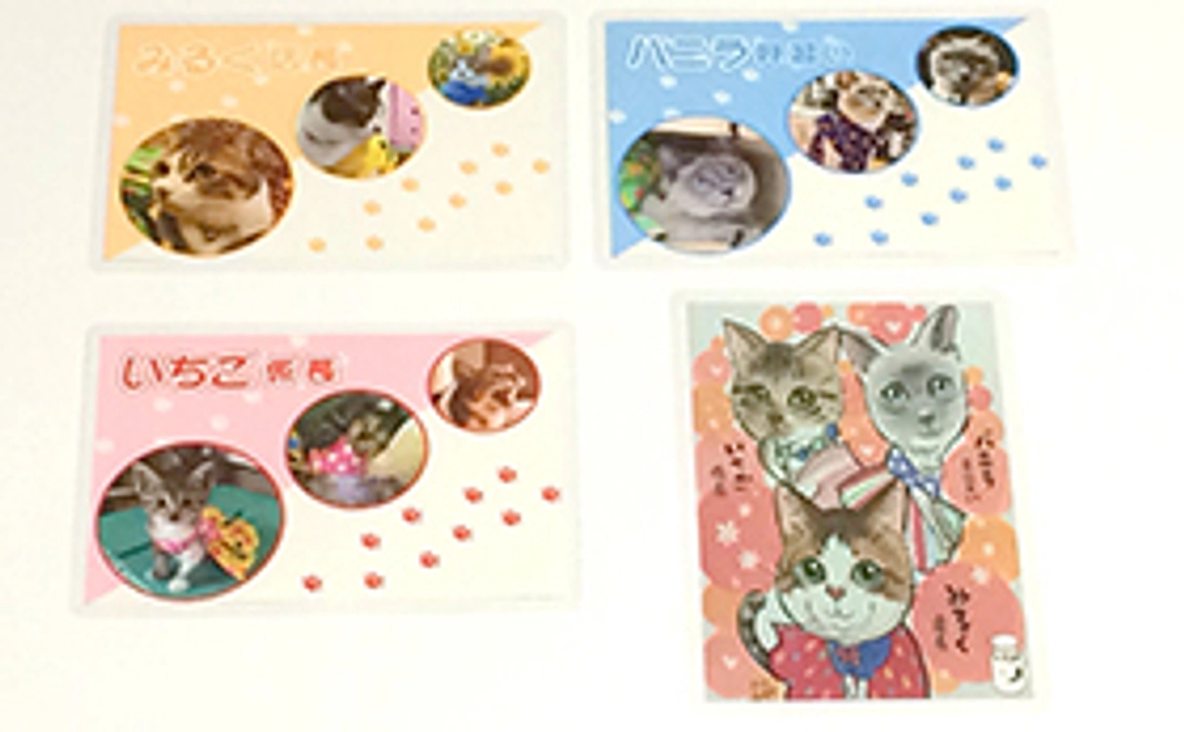 ◆牛乳猫（石川県能美市猫雑貨店）　企画限定カードをGet！