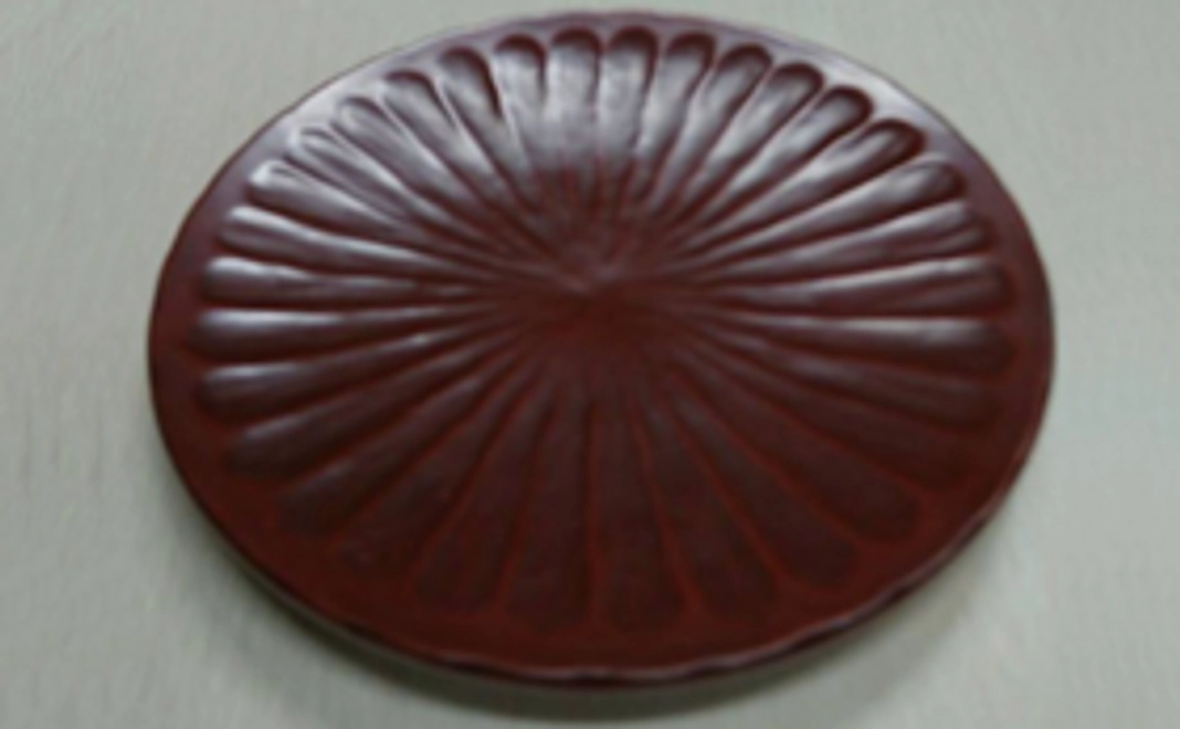 鎌倉彫の菓子皿、図録、絵葉書セット