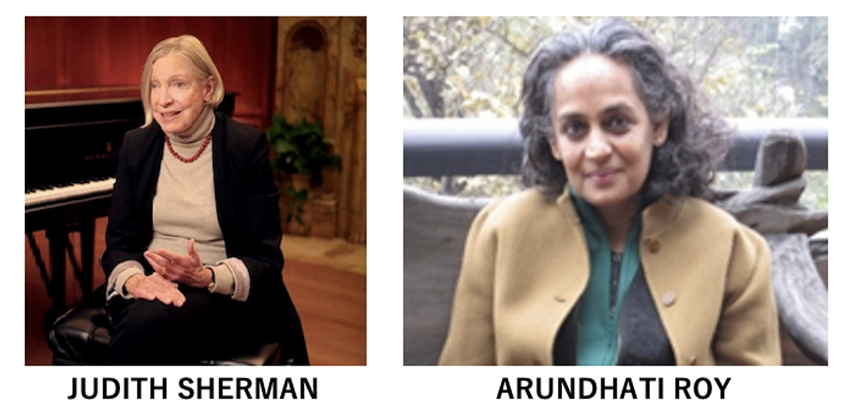 【新着】ジュディス・シャーマン氏とアルンダティ・ロイ氏より応援メッセージが届きました！