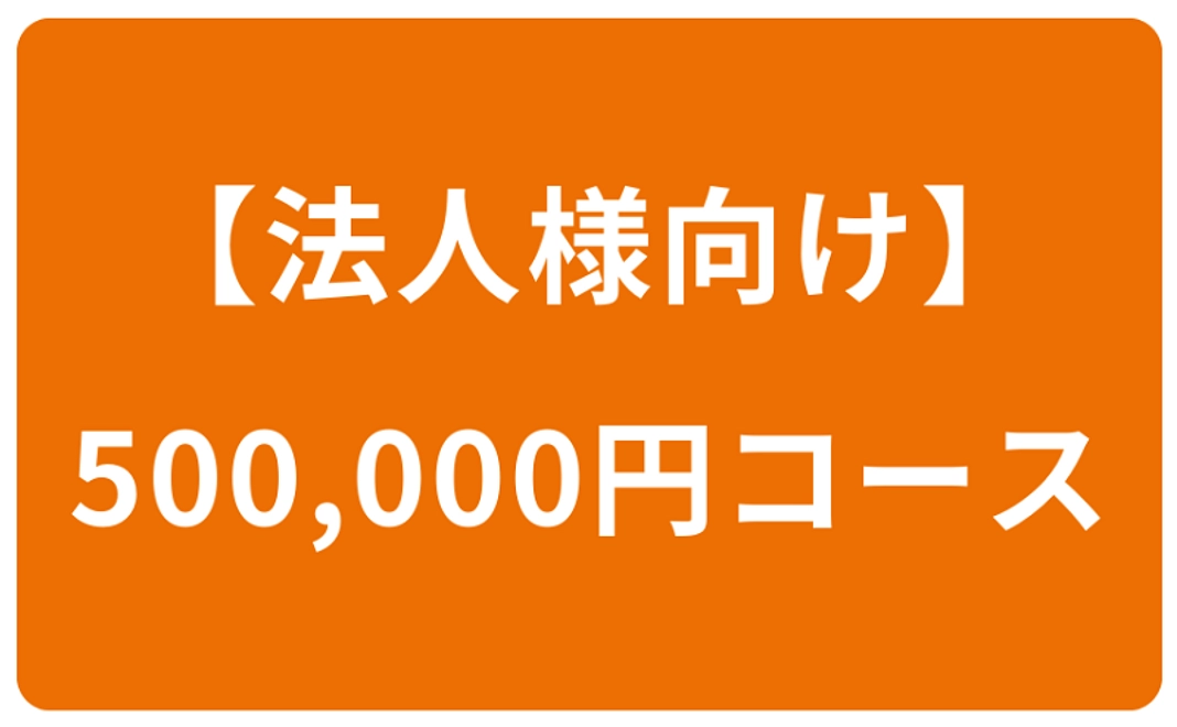 【法人向け】500,000円コース