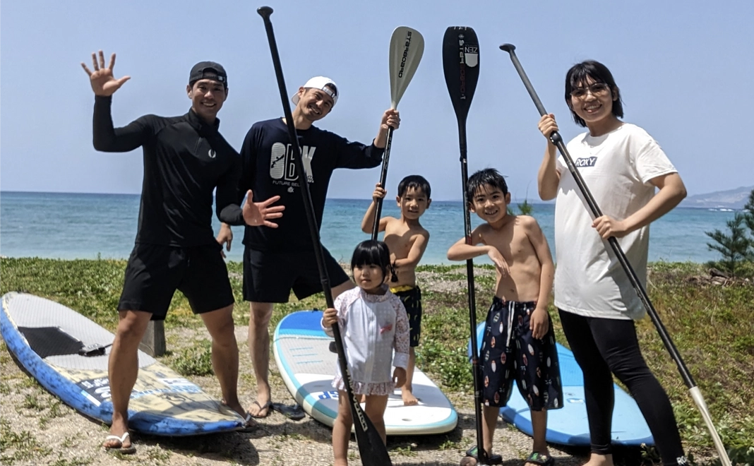 「THE  FIRST PADDLE PROJECT」〜沖縄在住のひとり親家庭(一組)へSUP体験を寄付