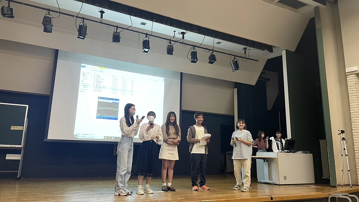 お笑いステージに向けて