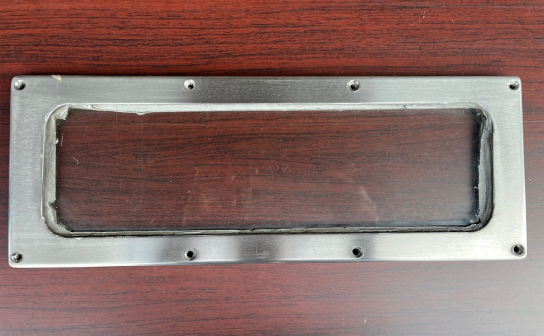 側面方向幕ガラス