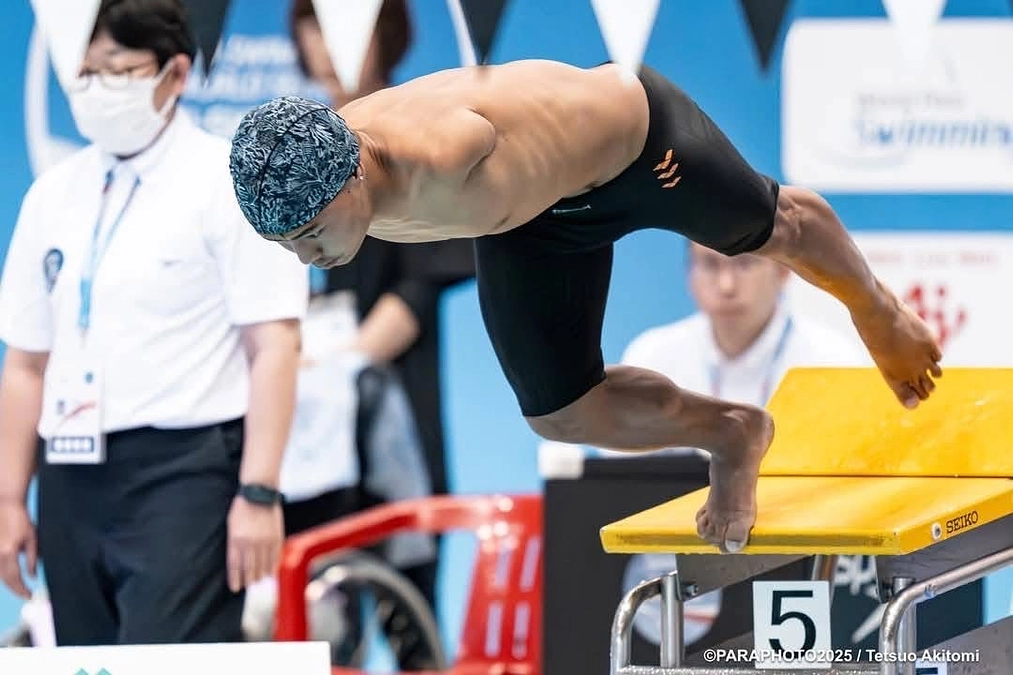 パラスイミングワールドシリーズin 富士 4/12 (土）ハルカ選手結果報告