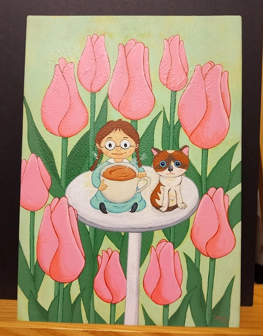 猫とメガネちゃん