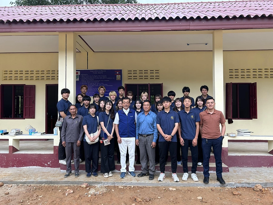 ラオス小学校建設プロジェクト完了のお知らせと感謝のメッセージ