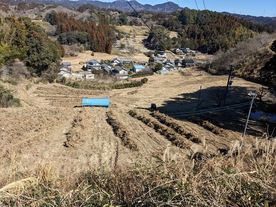 耕作放棄地の開墾