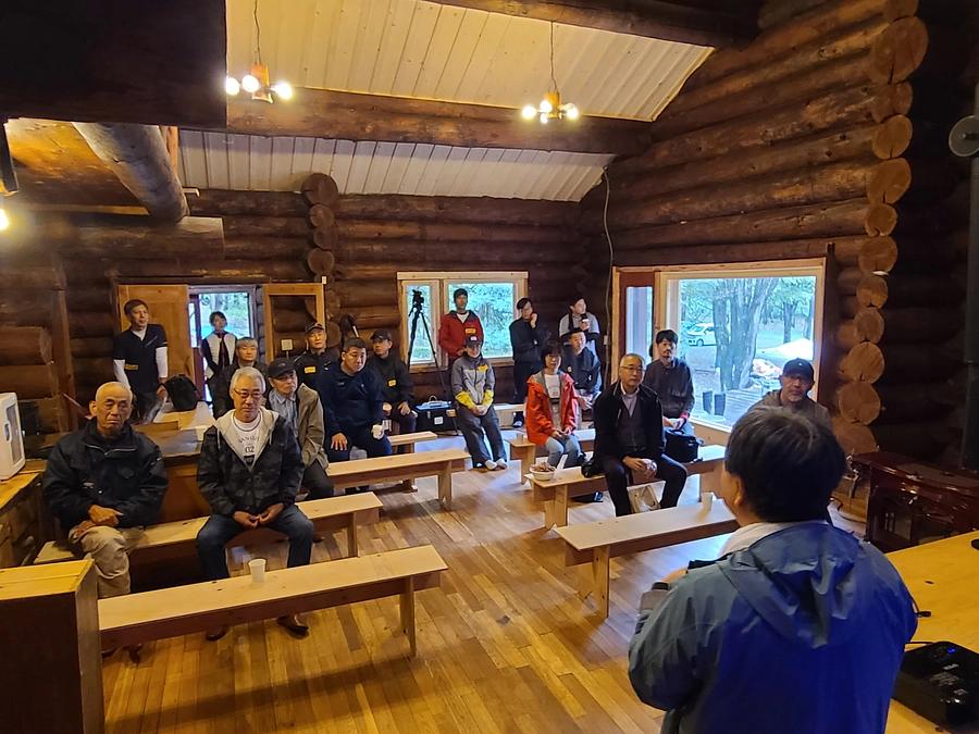 富良野塾ログハウス復活祭開催いたしました。