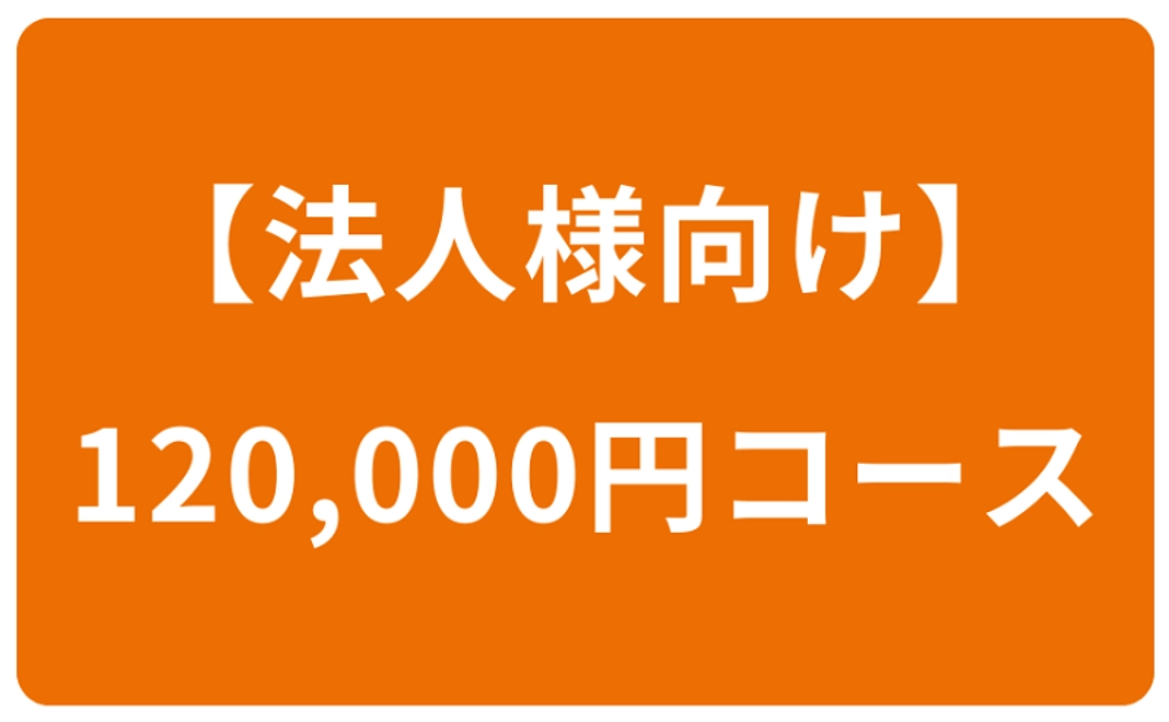 【法人向け】120,000円コース