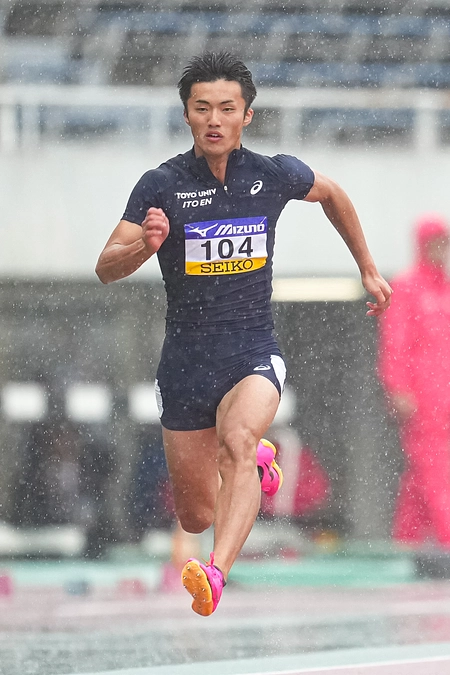 男子100mに柳田大輝（東洋大）がエントリー