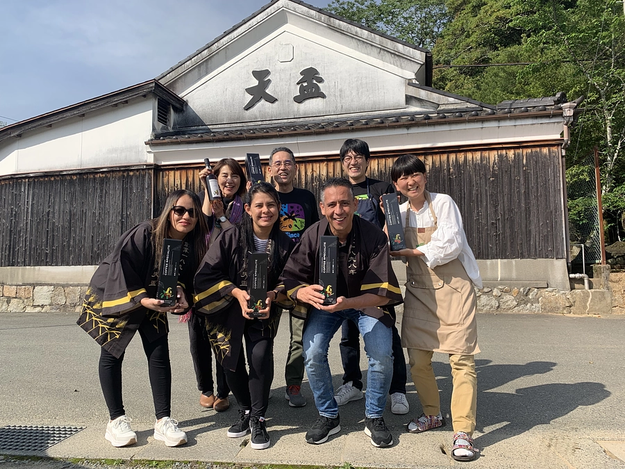 ついに天盃へ！ナンシーさんと初めての対面！